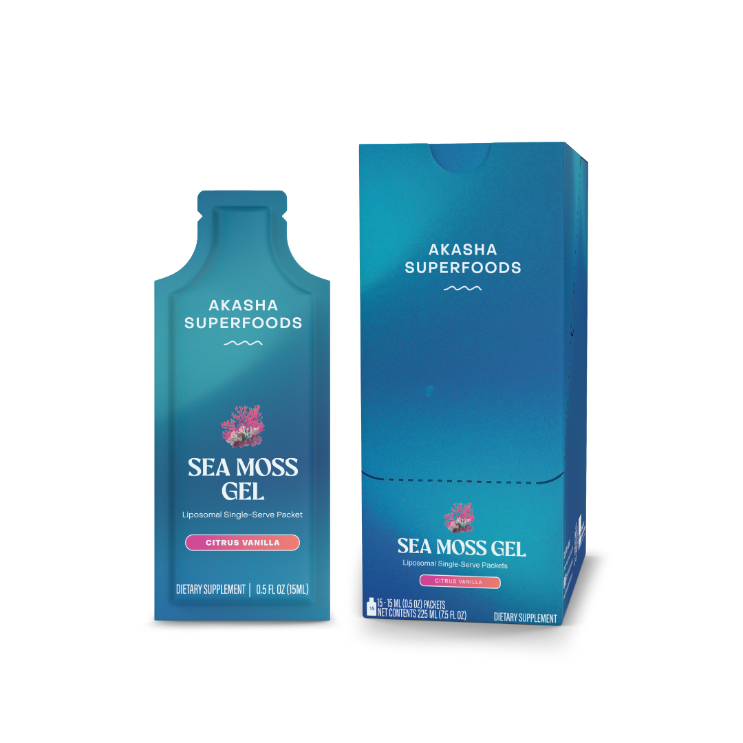 Akasha Superfoods Liposomal Sea Moss Gel (15 ct) – Erewhon