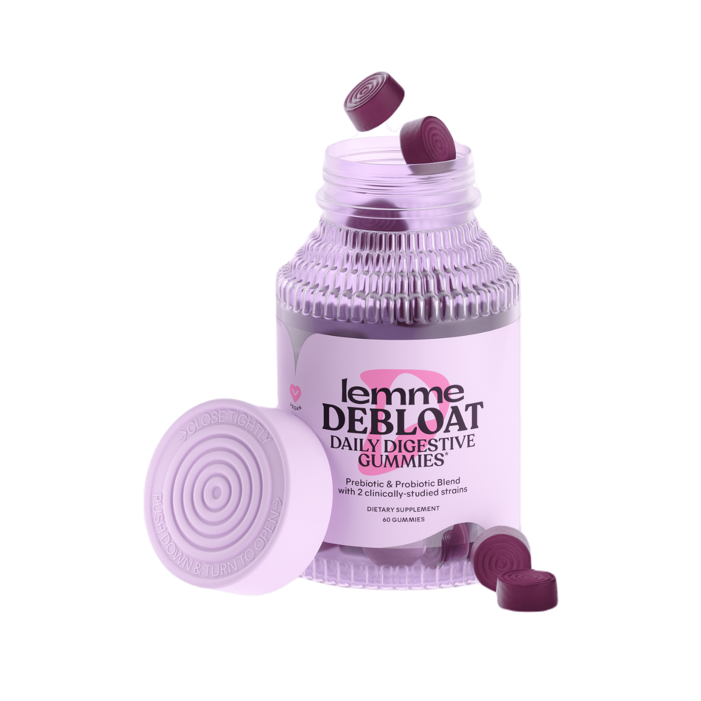 Erewhon -Lemme Debloat Gummies 60 ct