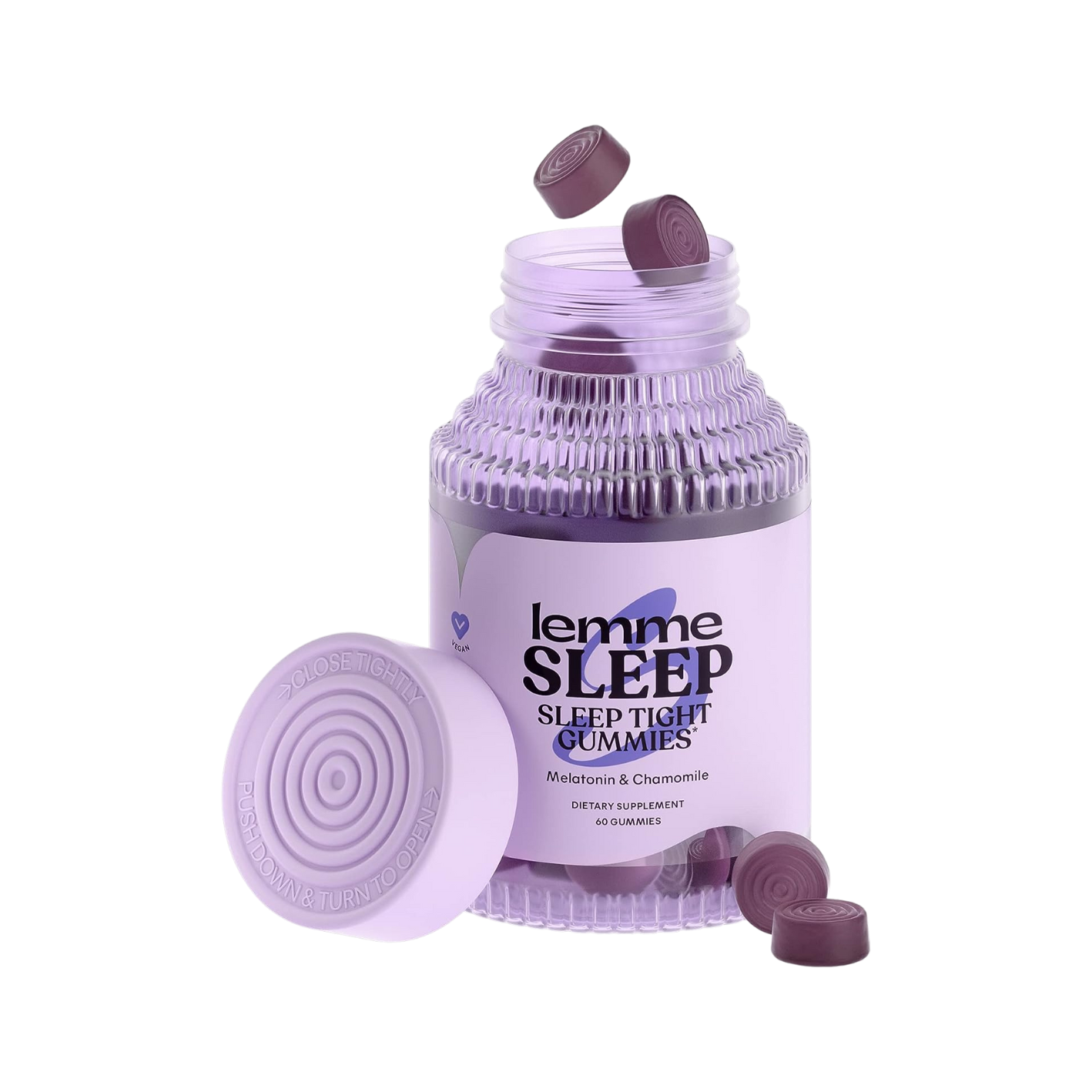 Erewhon -Lemme Sleep Gummies 60 ct