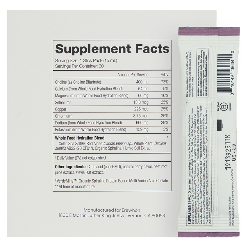 Erewhon Hydration Mixed Berry