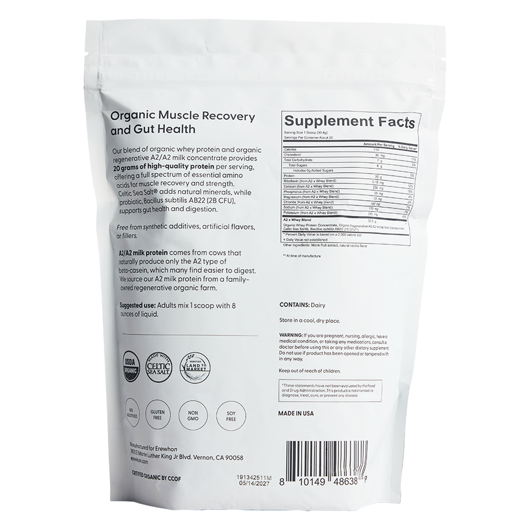 Erewhon A2 Whey Protein