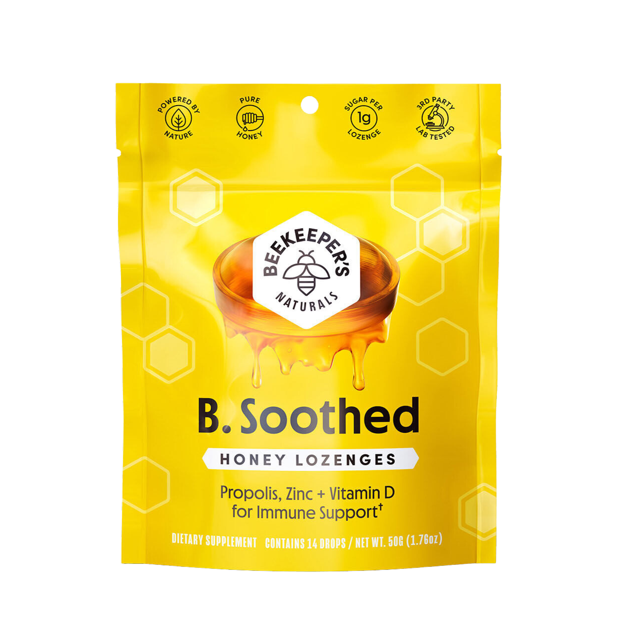 Erewhon -Beekeeper's Naturals Soothing Honey Lozenges