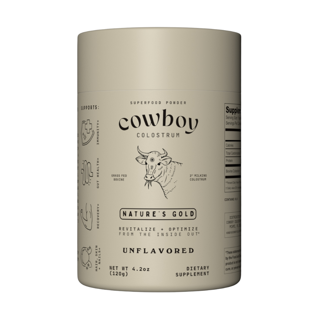 Erewhon Nature’s Gold Unflavored Colostrum – Pure, Nutrient-Rich First-Milking Colostrum for Gut Health and Immunity