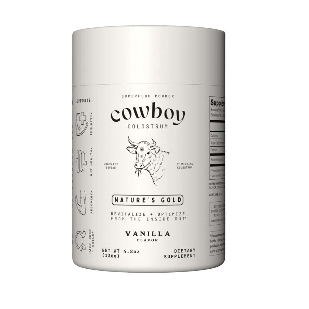 Cowboy Colostrum Nature's Gold Vanilla 