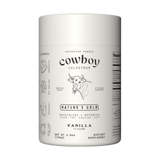 Cowboy Colostrum Nature's Gold Vanilla 