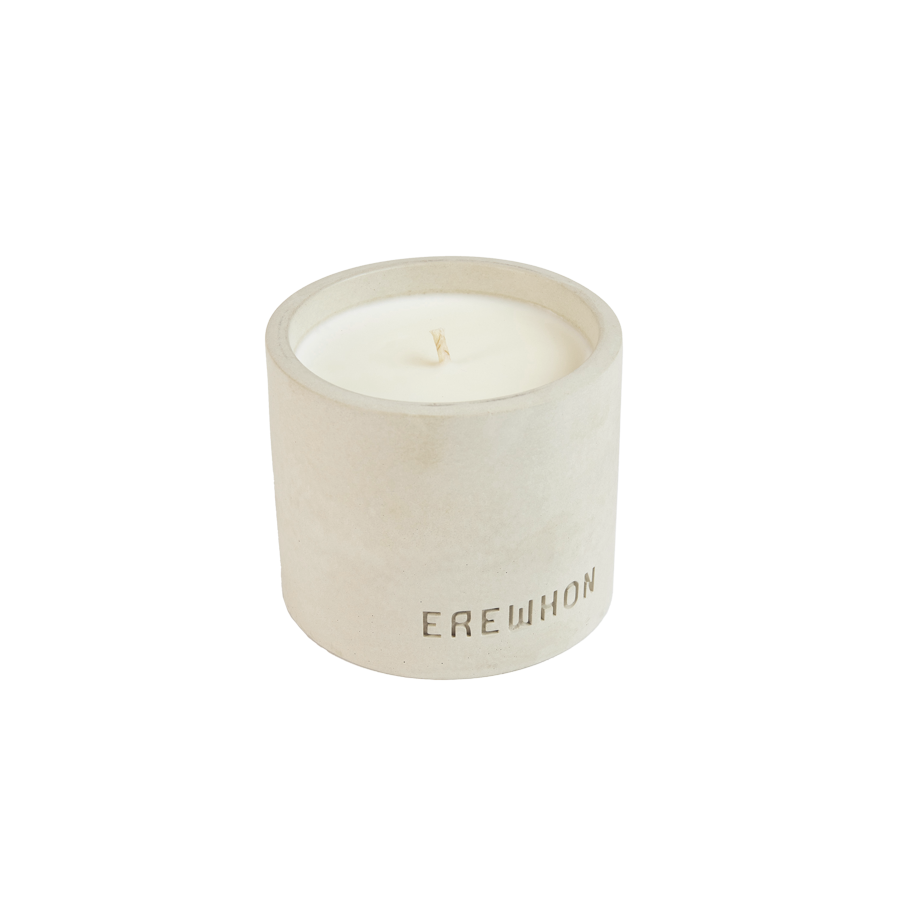 Erewhon -Basil Green Leaves Cement Candle