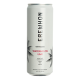 Erewhon Kefir Soda Watermelon Lime 6-Pack – probiotic sparkling drink with refreshing watermelon and zesty lime, supports gut health, small-batch crafted