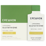 Erewhon Liposomal Glutathione, Citrus Zest, 25 ct: powerful antioxidant, gluten-free, vegan