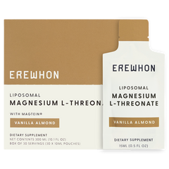 Erewhon Threonate Liposomal Magnesium Packet – vegan, gluten-free supplement to boost brain health and enhance cognitive function naturally