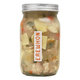 Jar of Erewhon Organic Chicken Noodle Soup