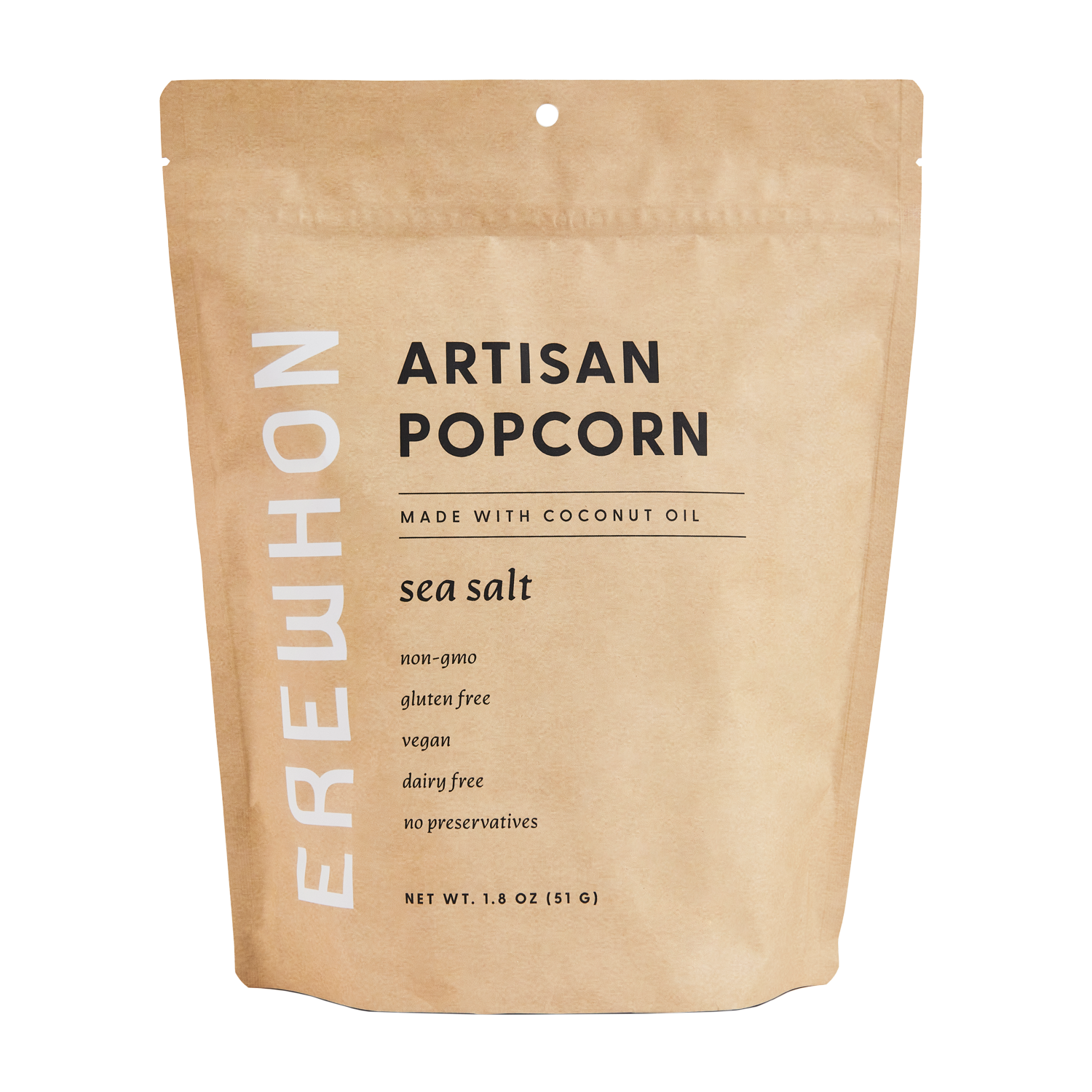 Erewhon -Organic Sea Salt Artisanal Popcorn