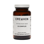 Erewhon Phytonutrient-Based B-Complex supplement with rice bran, bee pollen, and assorted fruits and vegetables for essential B vitamins