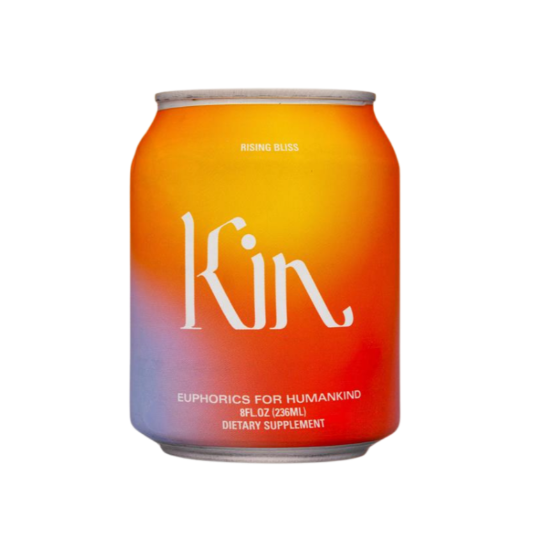 Kin Spritz 4-pack – non-alcoholic energy drink infused with adaptogens, nootropics, and botanics, 8oz cans