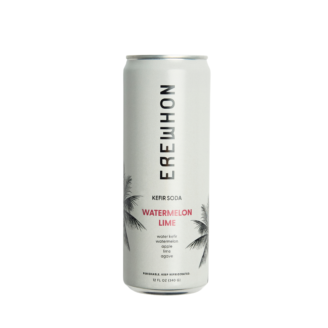 Erewhon -Kefir Soda Watermelon Lime | 6-Pack