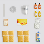 Ingredients Layout for Malibu Mango Smoothie Kit