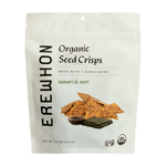 Erewhon Seed Crisps | Tamari & Nori 3.9 oz white stand-up pouch