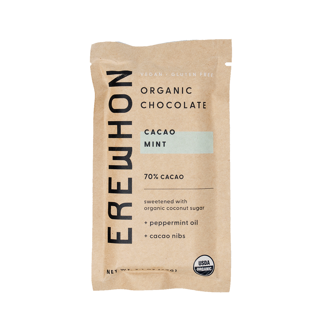 Erewhon -Organic Chocolate Bar | Cacao Mint